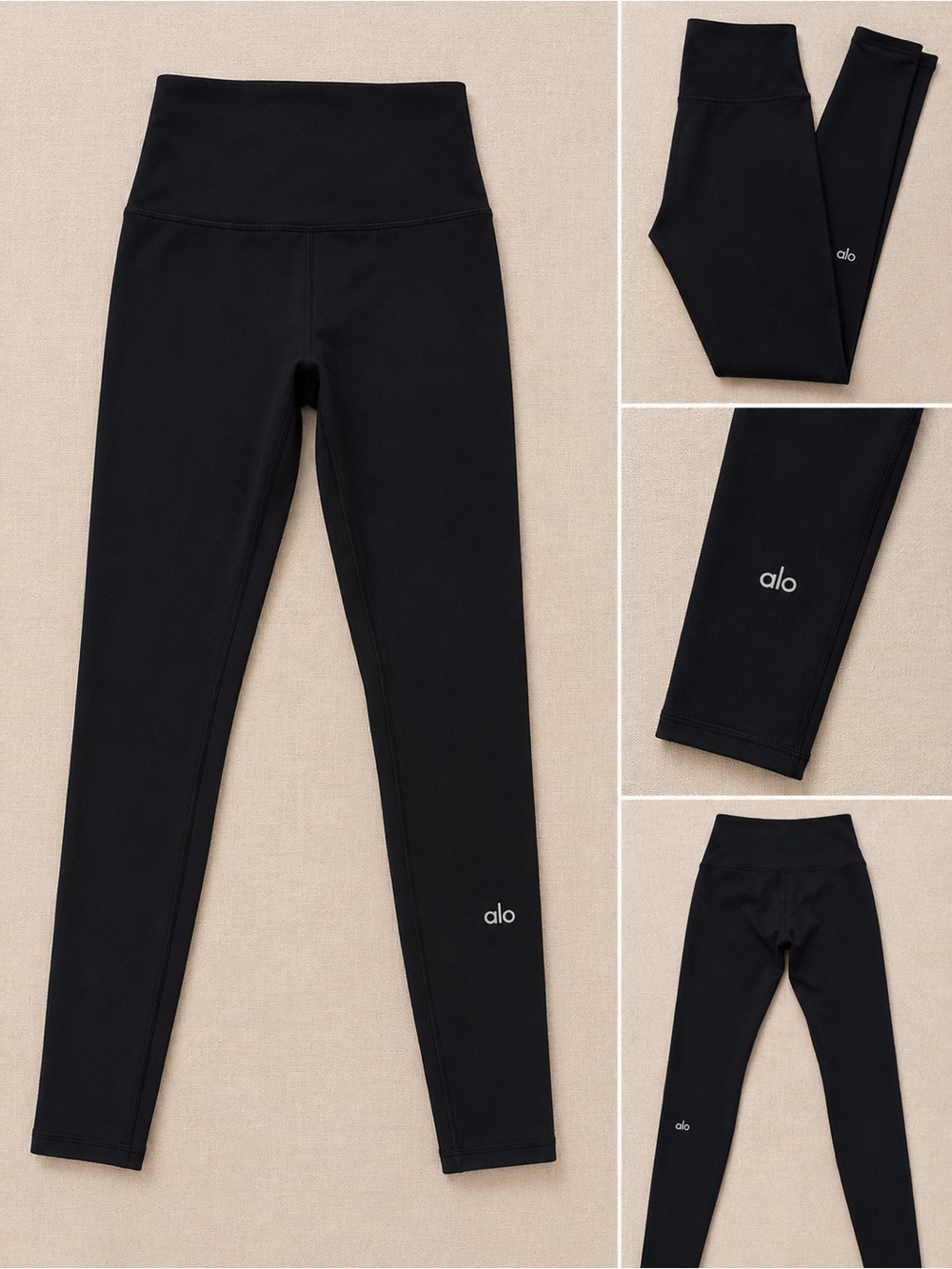 Alo Yoga High-Waist Black Leggings Size Small - Picture 2 of 6